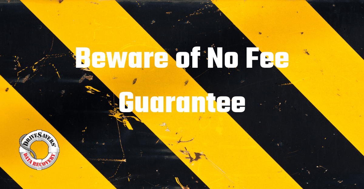 Beware No Fee Guarantee