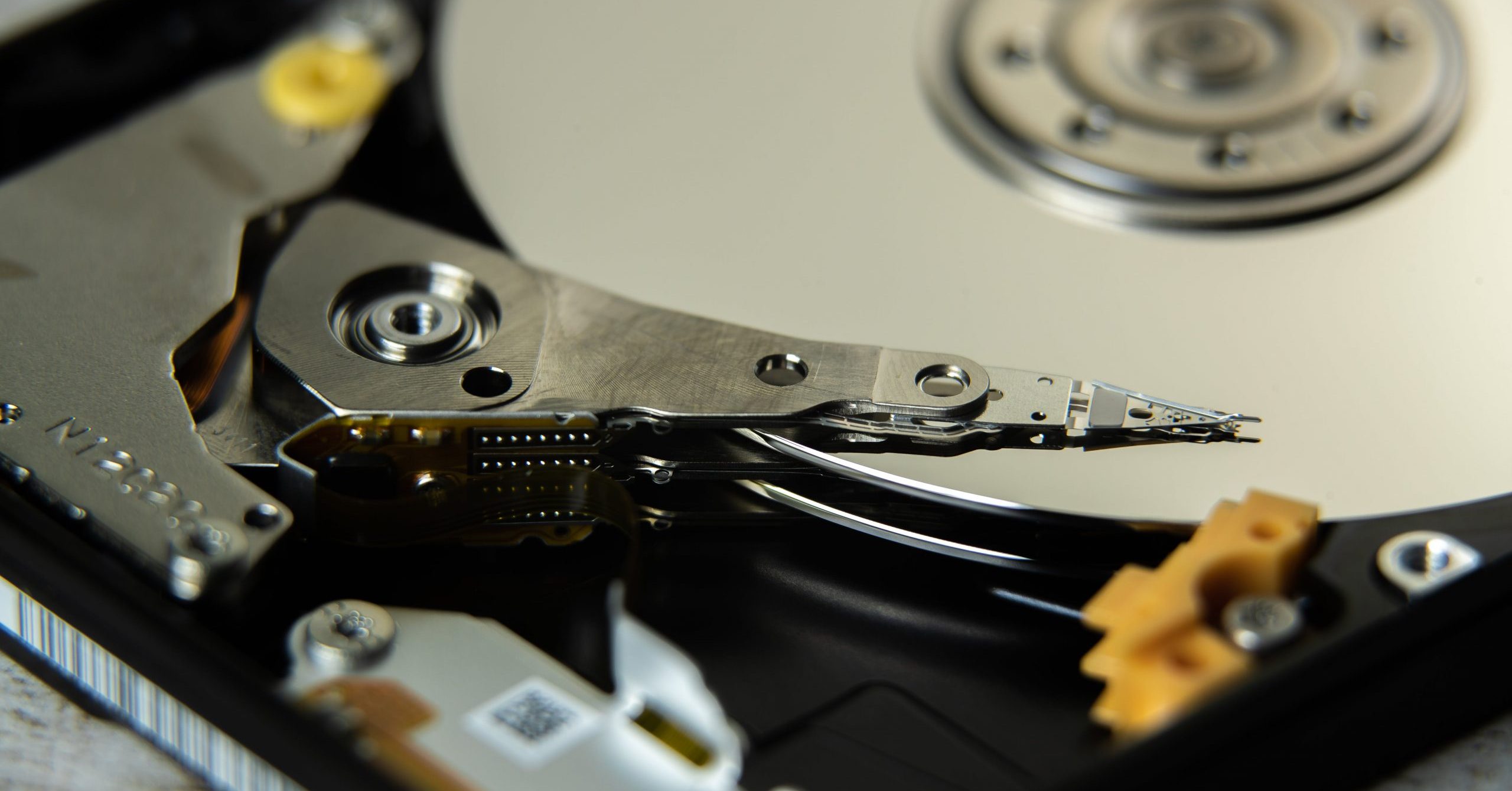 head crash on a hard disk