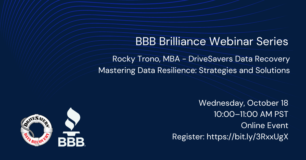 BBB Brilliance Webinar Series: Mastering Data Resilience: Strategies and Solutions